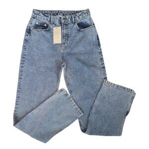 LeGer High Rise Straight Leg Jeans